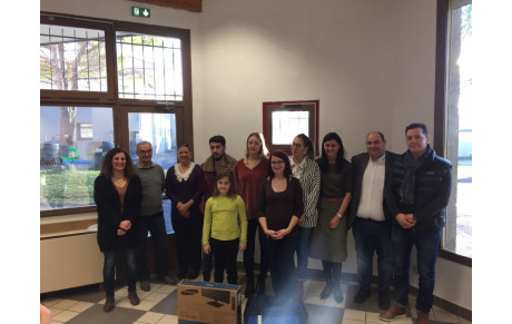 La galette et les gagnants de la tombola