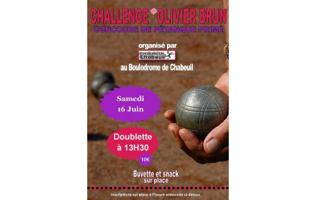 Challenge Olivier BRUN
